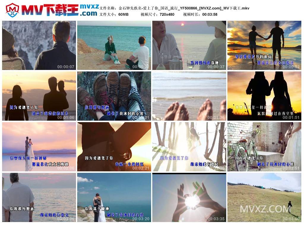 金石钟先佚名-爱上了你_国语_流行_YF500866